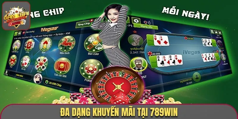 Đa dạng khuyến mãi tại 789Win