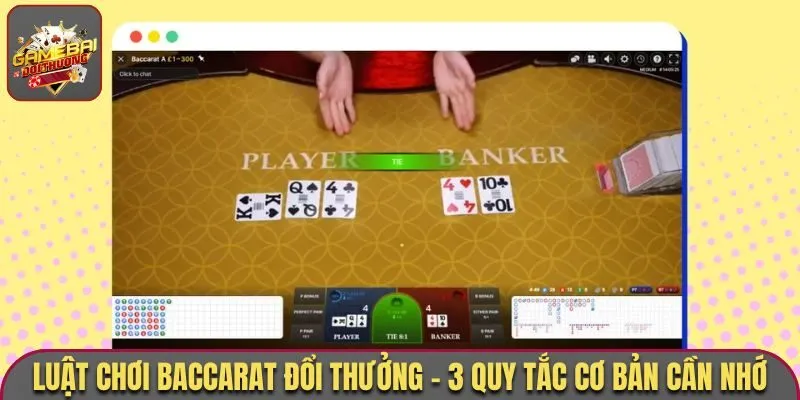 Luật chơi baccarat đổi thưởng