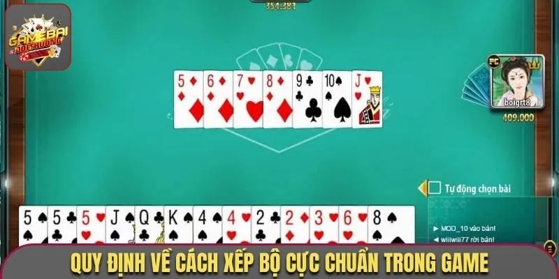 Quy định về cách xếp bộ cực chuẩn trong game
